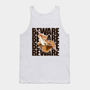 Beware Fox Eastern Gray Japanese Squirrel Lover Squirrel Tank Top